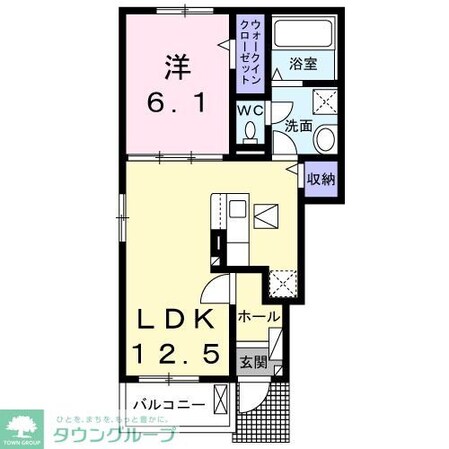 プラーム岡部 IIの物件間取画像